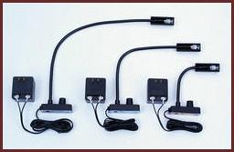 3 different goose neck lamps
