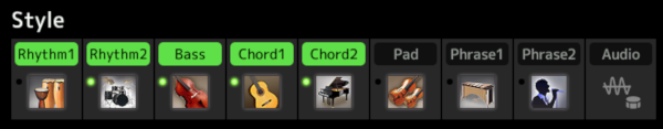 Style channels with last 4 turned off