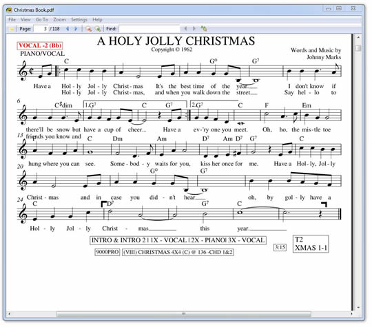 Song page