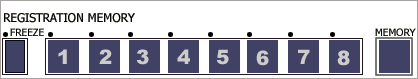 8 Registration buttons