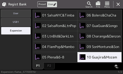 Regist Bank - Salsa files