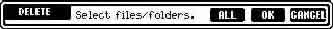 DELETE file input box