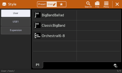 3 files copied to new test folder.
