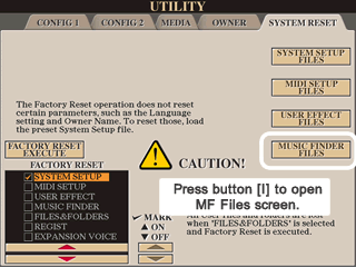 T3 UTILITY Screen