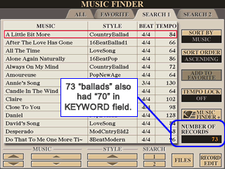 Results of search on SEARCH1 area