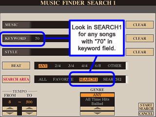 Search restricted to SEARCH1 area.