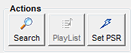 Actions buttons