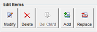 Edit buttons