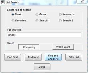 Searching for Tonight