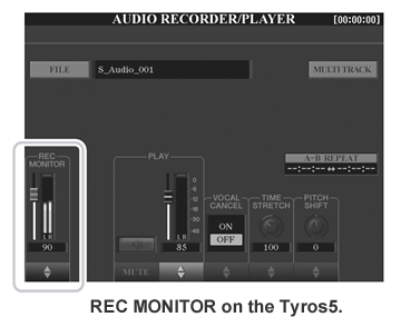T5 Rec Monitor