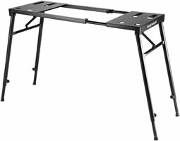 Collapsible Piano Keyboard Stand for 61-ke, 76-key, 88-key Keyboard with Adjustable Height