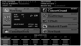 S970 MAIN screen