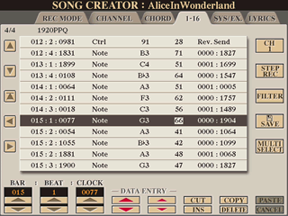 songs-1-16 bar 15, beat1