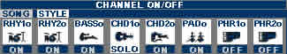 Chanel On/Off with 4, ChD1 on SOlo