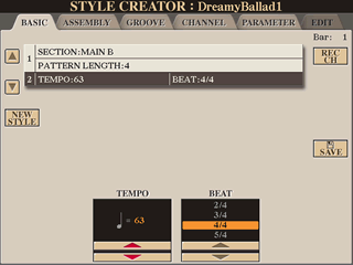 Style Creator - Tempo