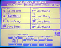 Style Creator - Assembly tab