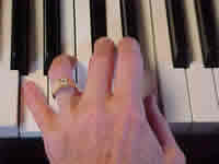 5-3-1 fingers on A-C#-E