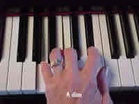 5-3-2 fingers on A-C-Eb