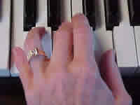 5-3-1 fingers on C-E-G
