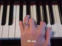 5-3-2 fingers on Db-E-G