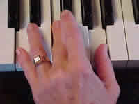 5-3-1 fingers on D-F-A
