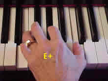 5-3-1 fingers on E-G#-C#