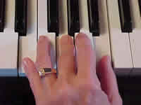 5-3-1 fingers on E-G-B