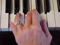 5-3-1 fingers on G-B-D
