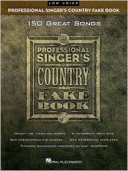Professional Singer's Country Fake Book: Low Voice
