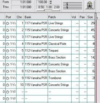 Yamaha Voices Cakewalk