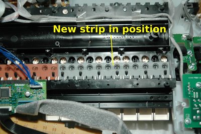 new contact strip in position