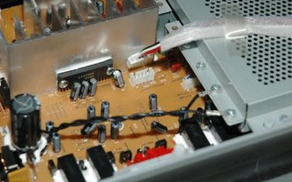 speaker connector removed