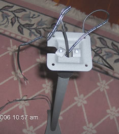 fig 2 mounting bracket on stand.