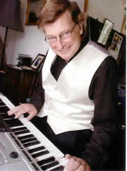 Freddie at his keyboard
