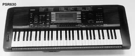 PSR630 keyboard