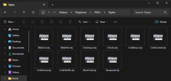 Extracting STY files from USR container