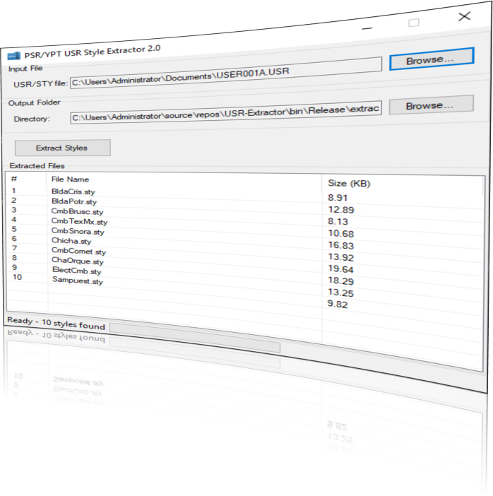 Style File Extractor